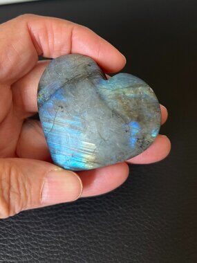 Labradorite Crystal Heart
